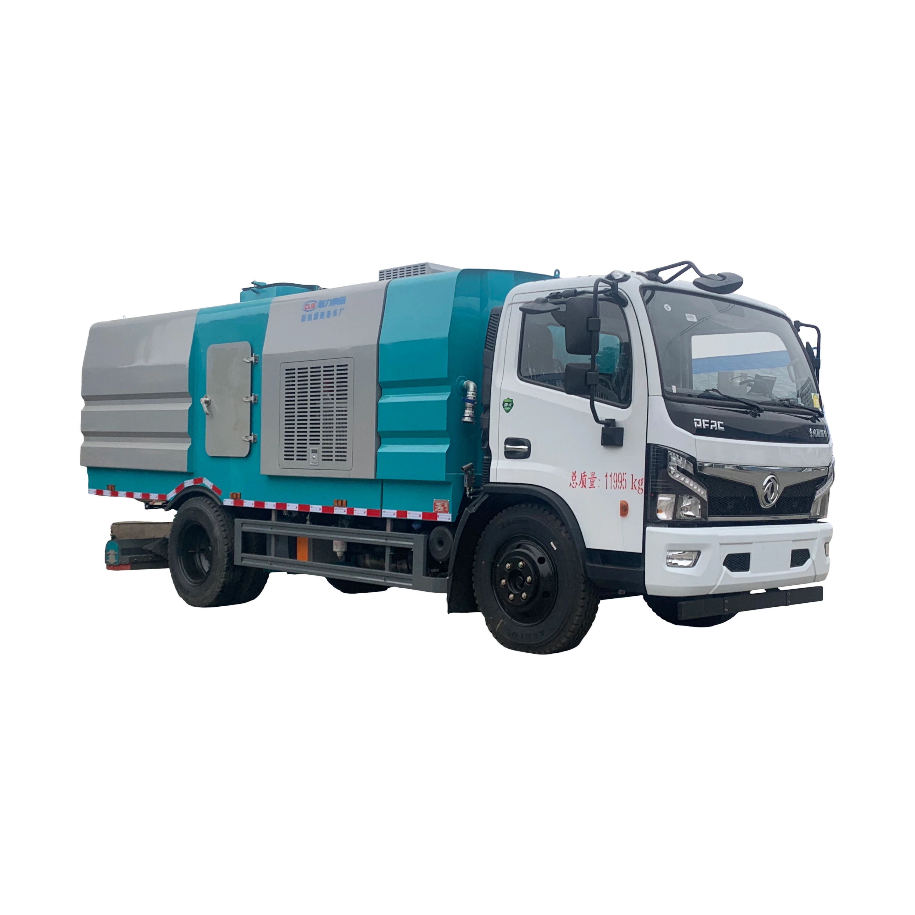 Dongfeng Dafu Ruika CLW5120TXC6SL -A Furgón de Limpieza de Aspiradora de Montaje Trasero Vehículo 11995kg 1 Año de Garantía