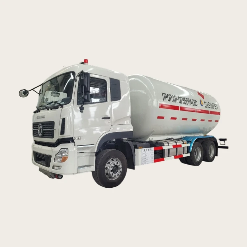 Nuevo HOWO/Shacman Euro 6 de Emisión 6x4 Tracción Rueda Camión de Remolque LPG con 32 Cajas Tanque de Transporte de Gas Condición Nuevo