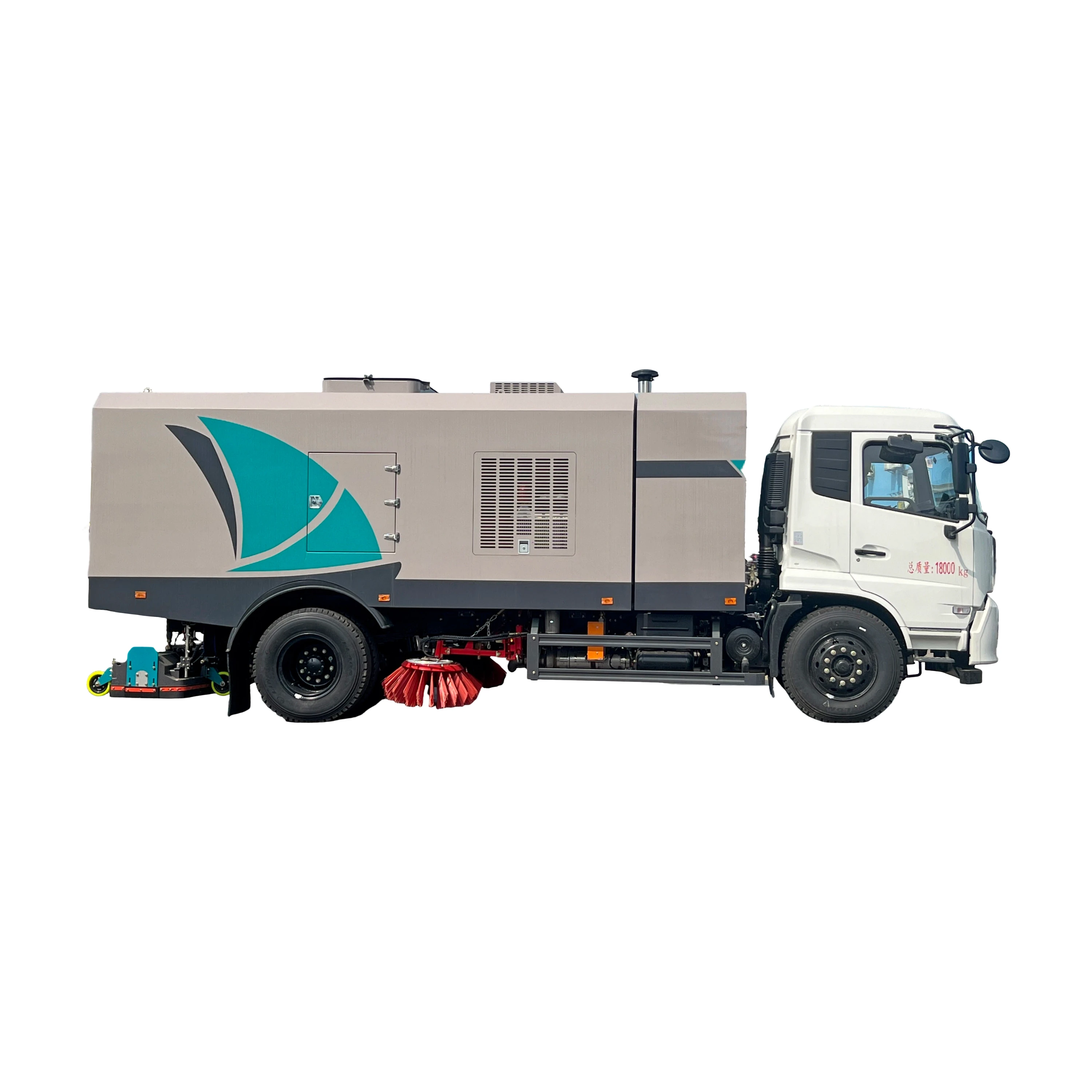 Aspiradora de uso dual CL5180TXC6GX-A de montaje trasero de Dongfeng Tianjin, adecuada para limpieza seca y húmeda, 18000kg, 1 año de garantía