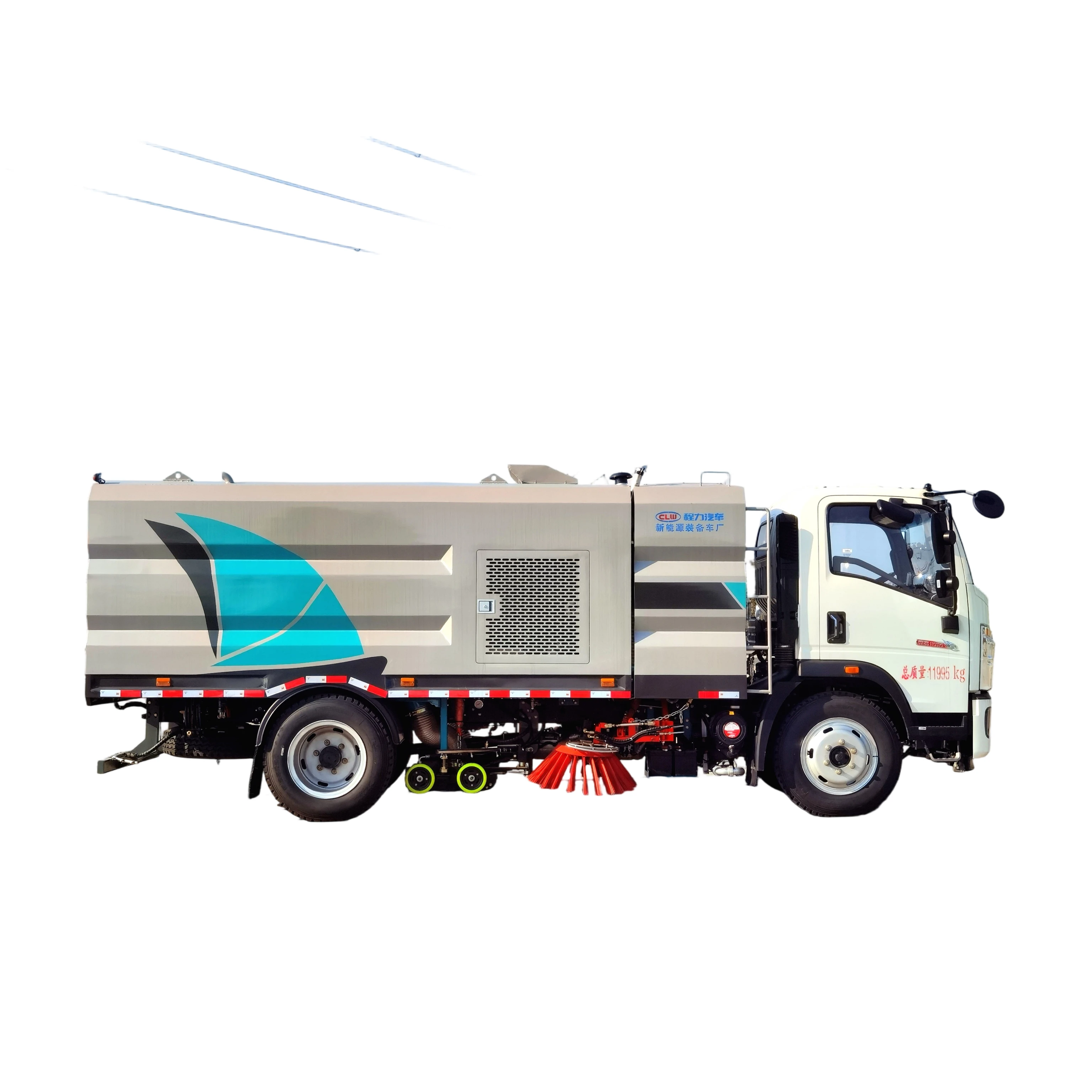 CL5182TXS6AGX Vehículo Limpieza y Escobado Sinotruk TX con Motor de 220HP Bomba de Motor