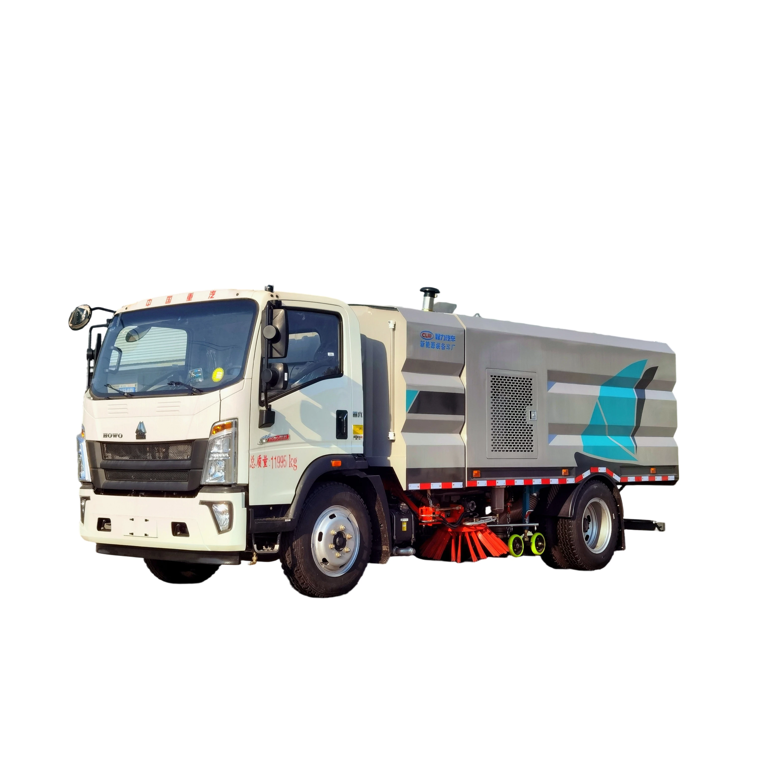CL5182TXS6AGX Vehículo Limpieza y Escobado Sinotruk TX con Motor de 220HP Bomba de Motor