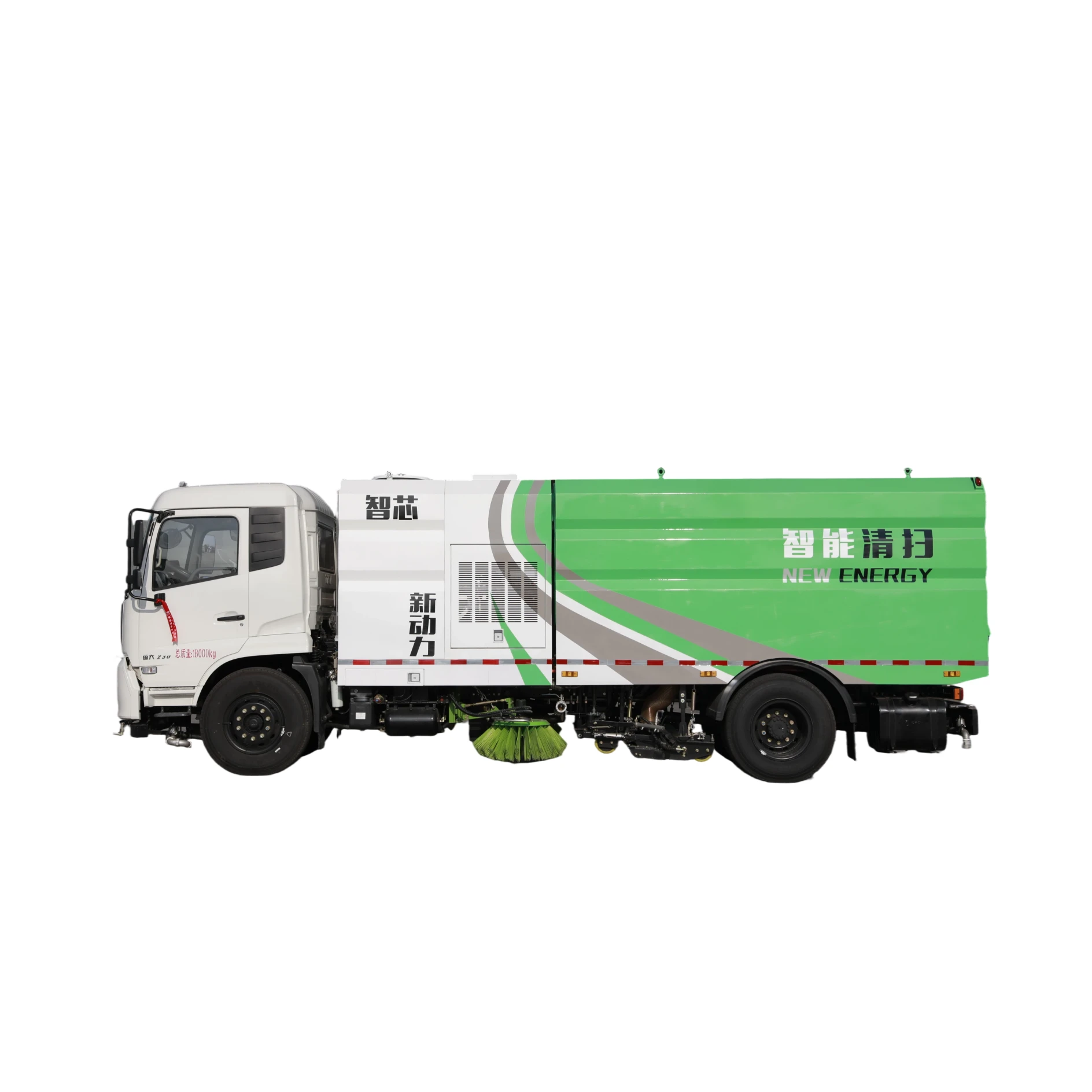 CLW5180TXSD6 Vehículo lavapisos y barredoras de Tianjin Dongfeng con bomba de engranaje del motor 18000kg Origen Hubei 1 año de garantía