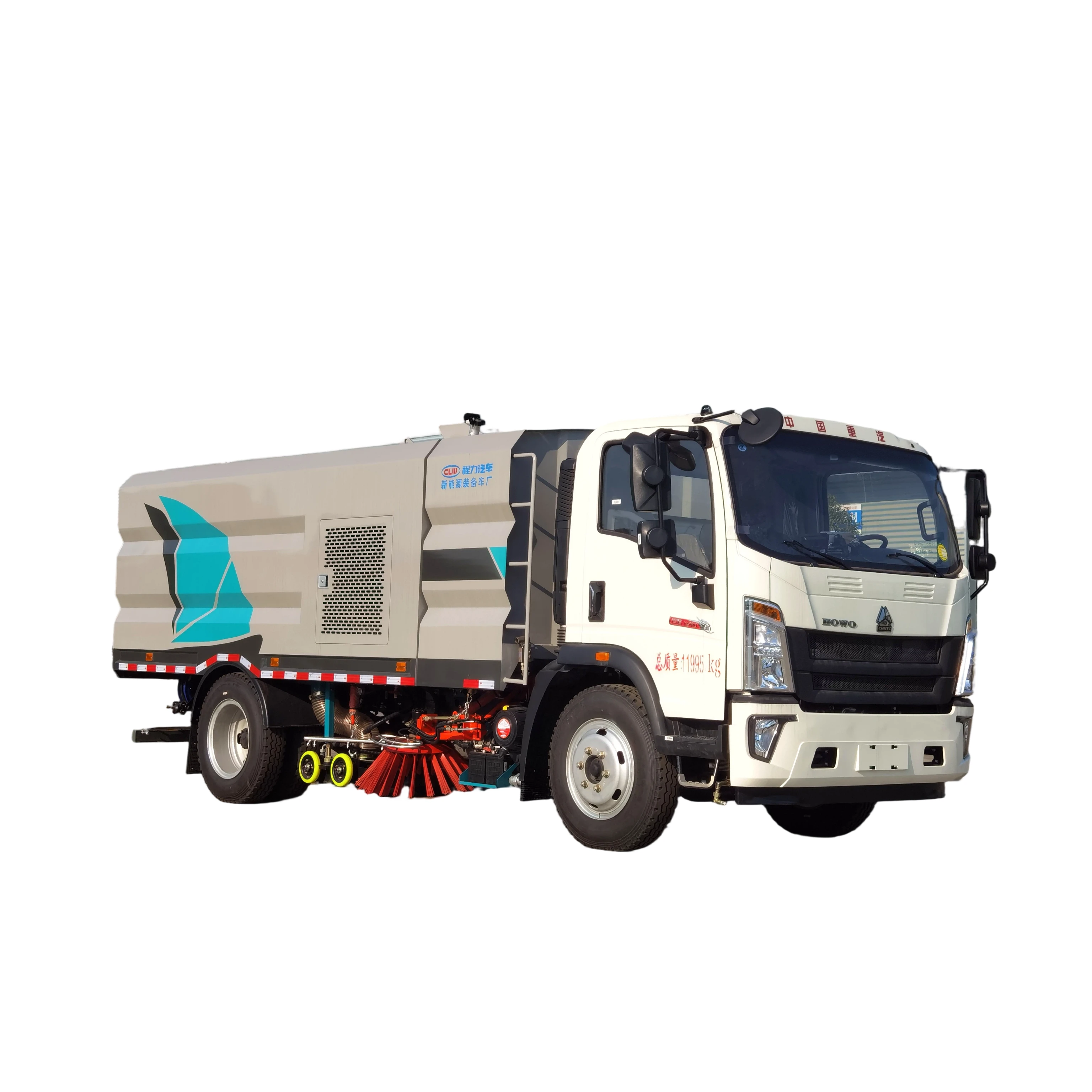 CL5182TXS6AGX Vehículo Limpieza y Escobado Sinotruk TX con Motor de 220HP Bomba de Motor