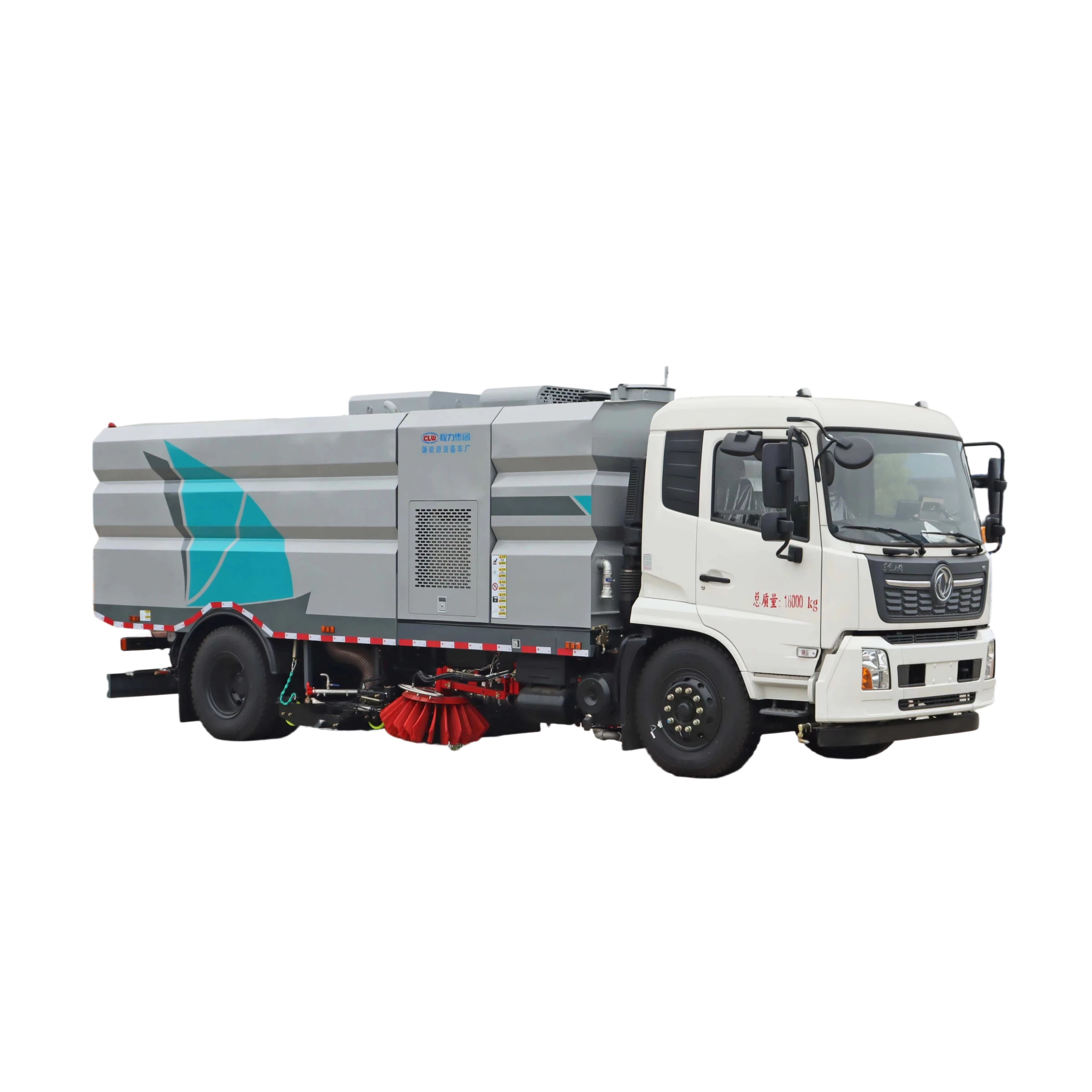 CL5180TXSD6GH Dongfeng Hubei Lava y Escaneo Vehículo 8550x2480x3130mm Dimensiones 18000kg Peso