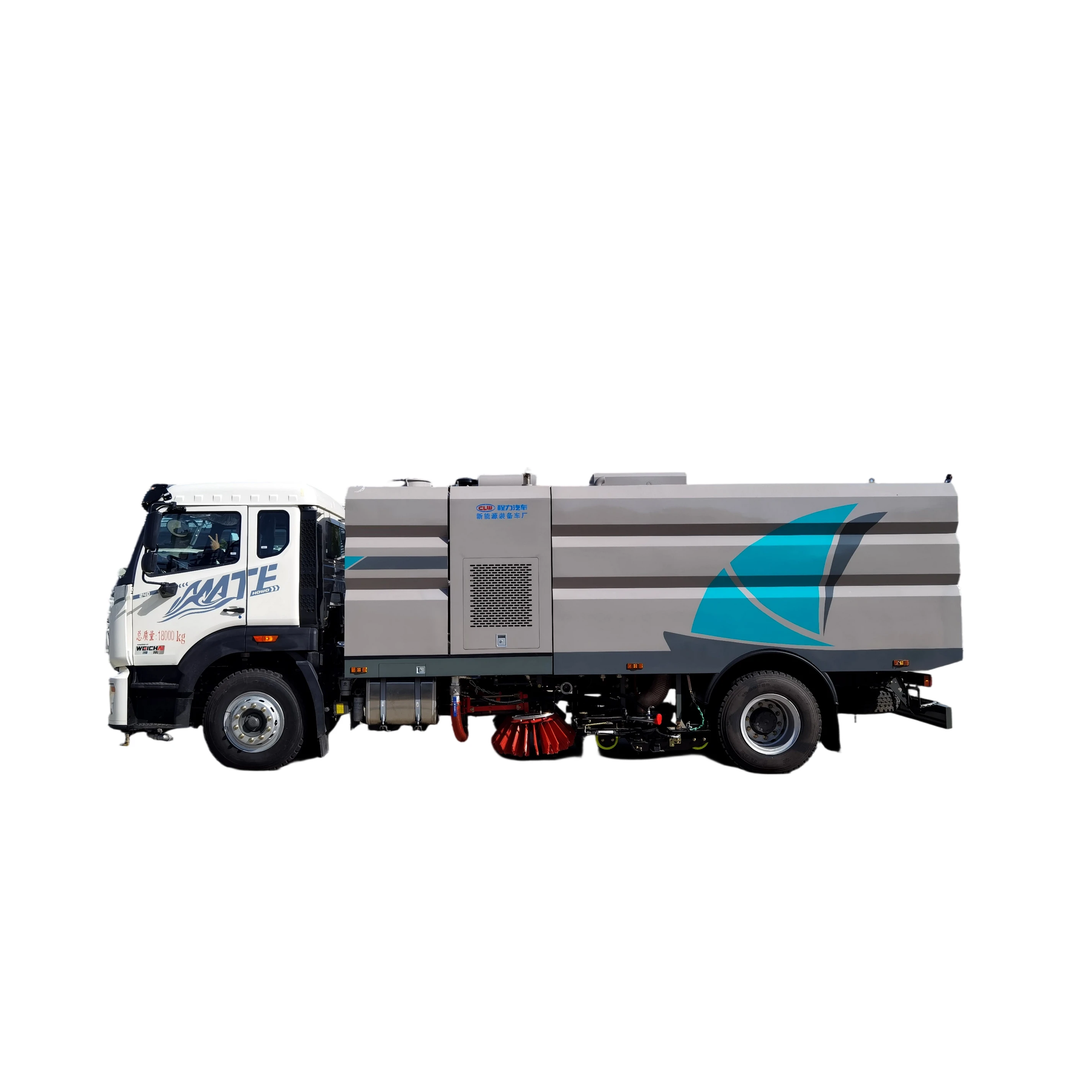 Novedad CL5181TXSZ6GX Sinotruk NX Vehículo Limpieza Aspiración Con Motor 240HP Origen Hubei Garantía Anual 1 Año Peso 18000kg