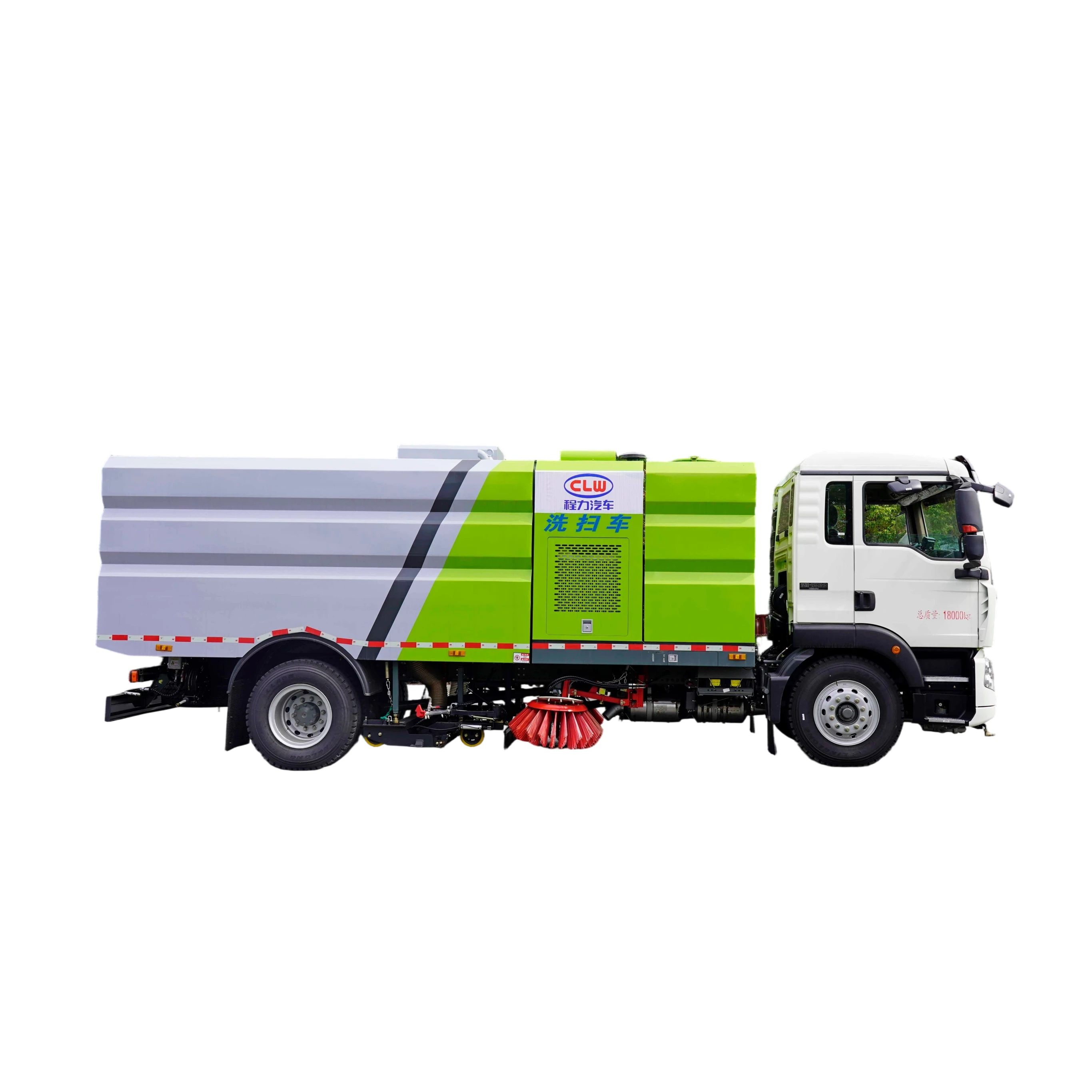 CL5181TXSZ6GX Vehículo Limpieza y Escobado SinotrukNX con Bomba de Motor 18000kg 8925x2530x3150mm