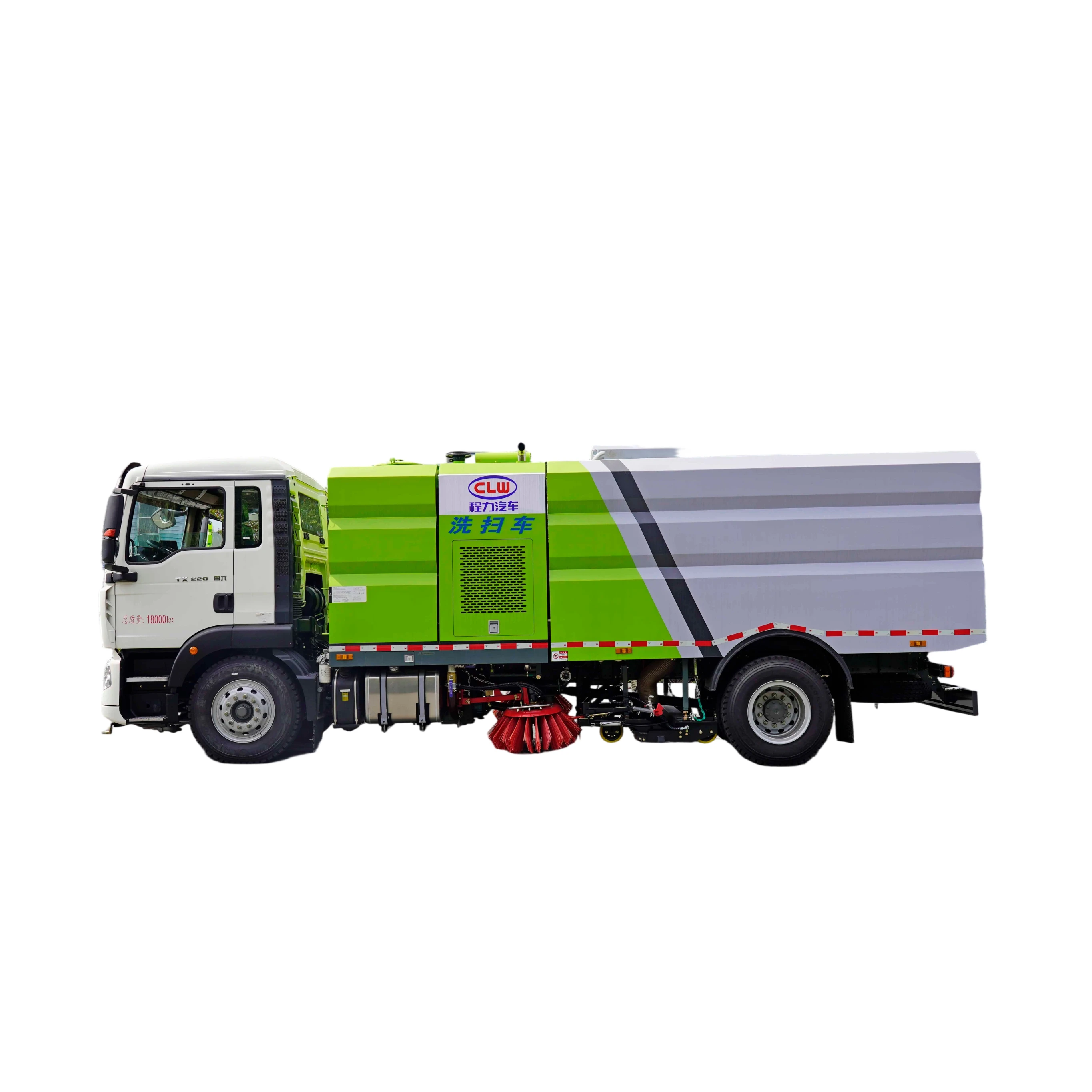 CL5181TXSZ6GX Vehículo Limpieza y Escobado SinotrukNX con Bomba de Motor 18000kg 8925x2530x3150mm