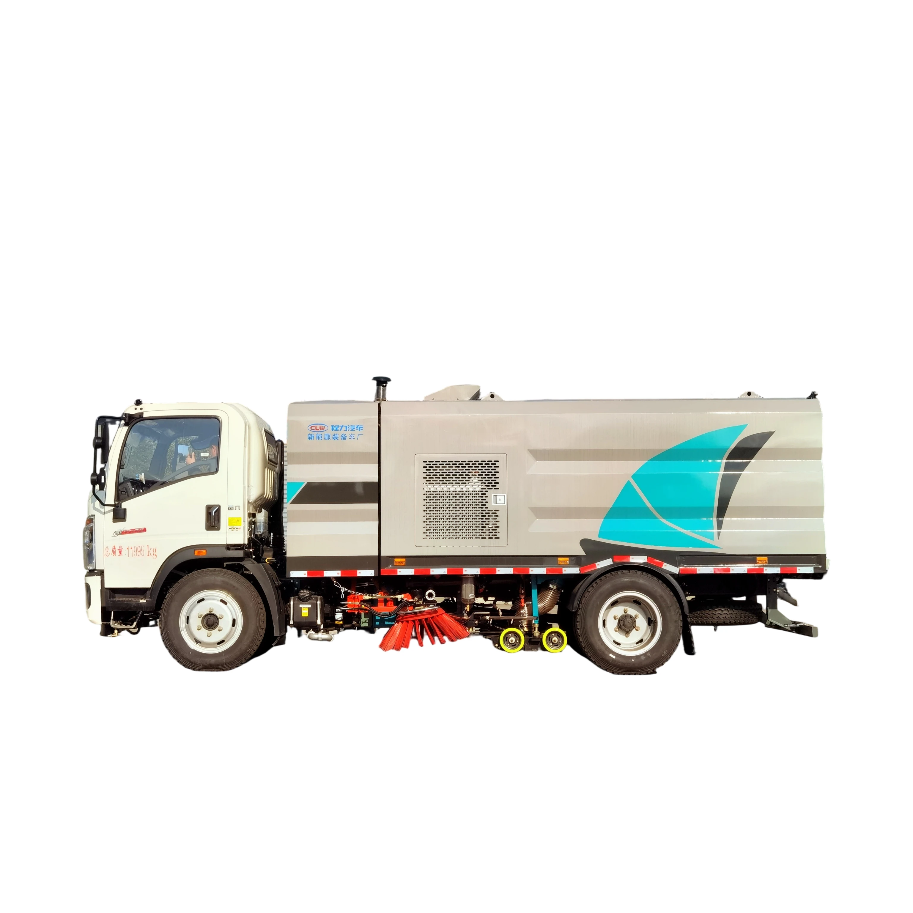 CL5182TXS6AGX Vehículo Limpieza y Escobado Sinotruk TX con Motor de 220HP Bomba de Motor