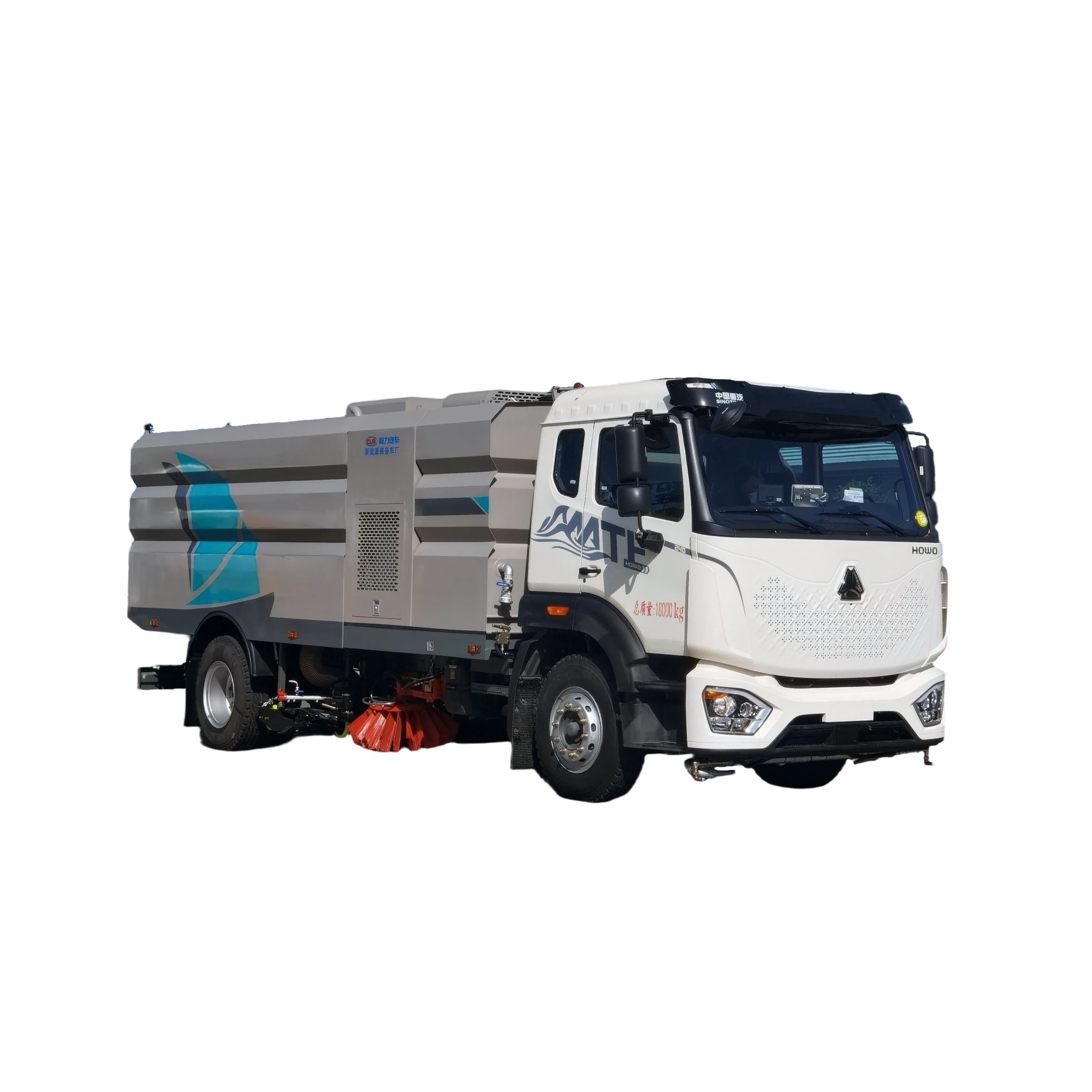 Novedad CL5181TXSZ6GX Sinotruk NX Vehículo Limpieza Aspiración Con Motor 240HP Origen Hubei Garantía Anual 1 Año Peso 18000kg