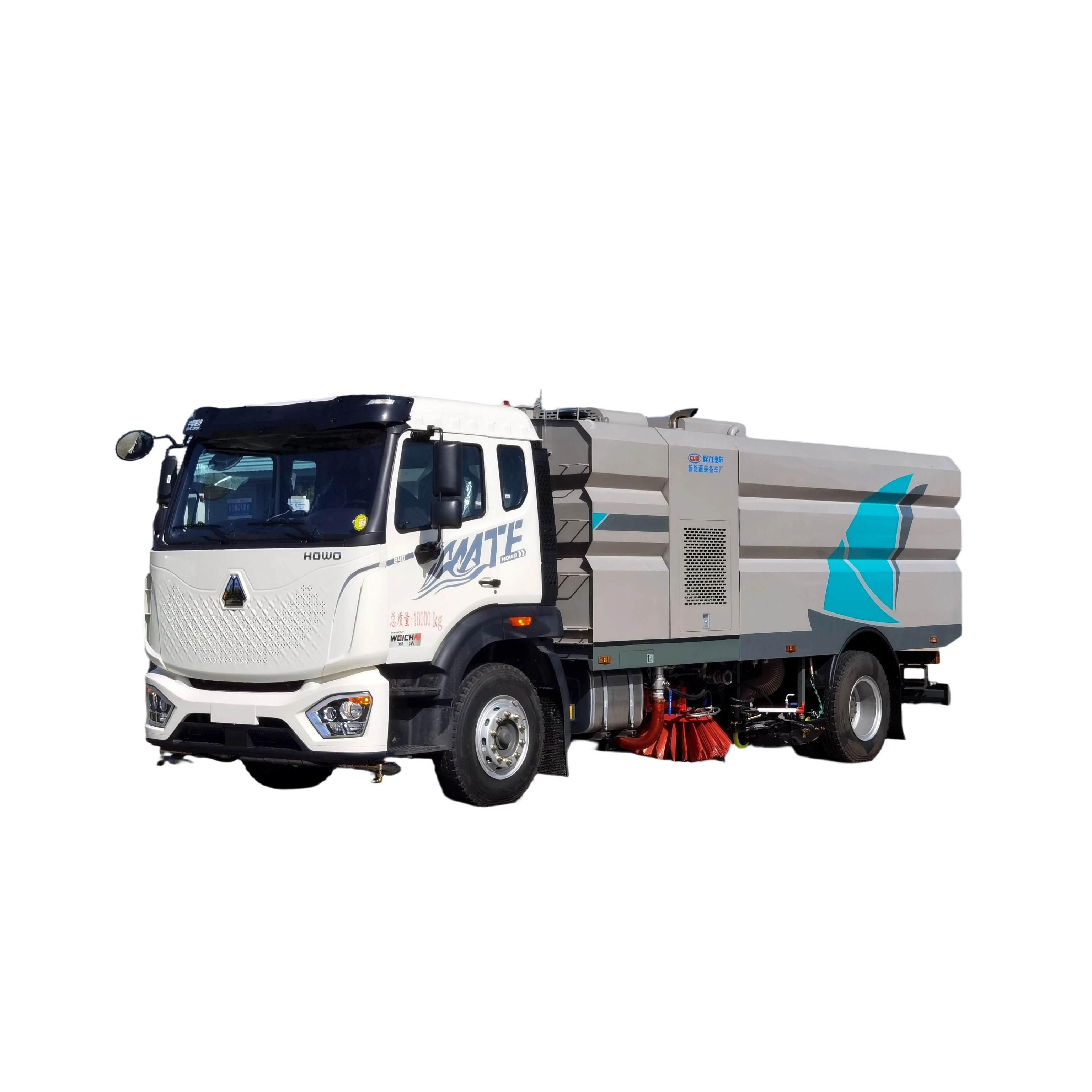 Novedad CL5181TXSZ6GX Sinotruk NX Vehículo Limpieza Aspiración Con Motor 240HP Origen Hubei Garantía Anual 1 Año Peso 18000kg