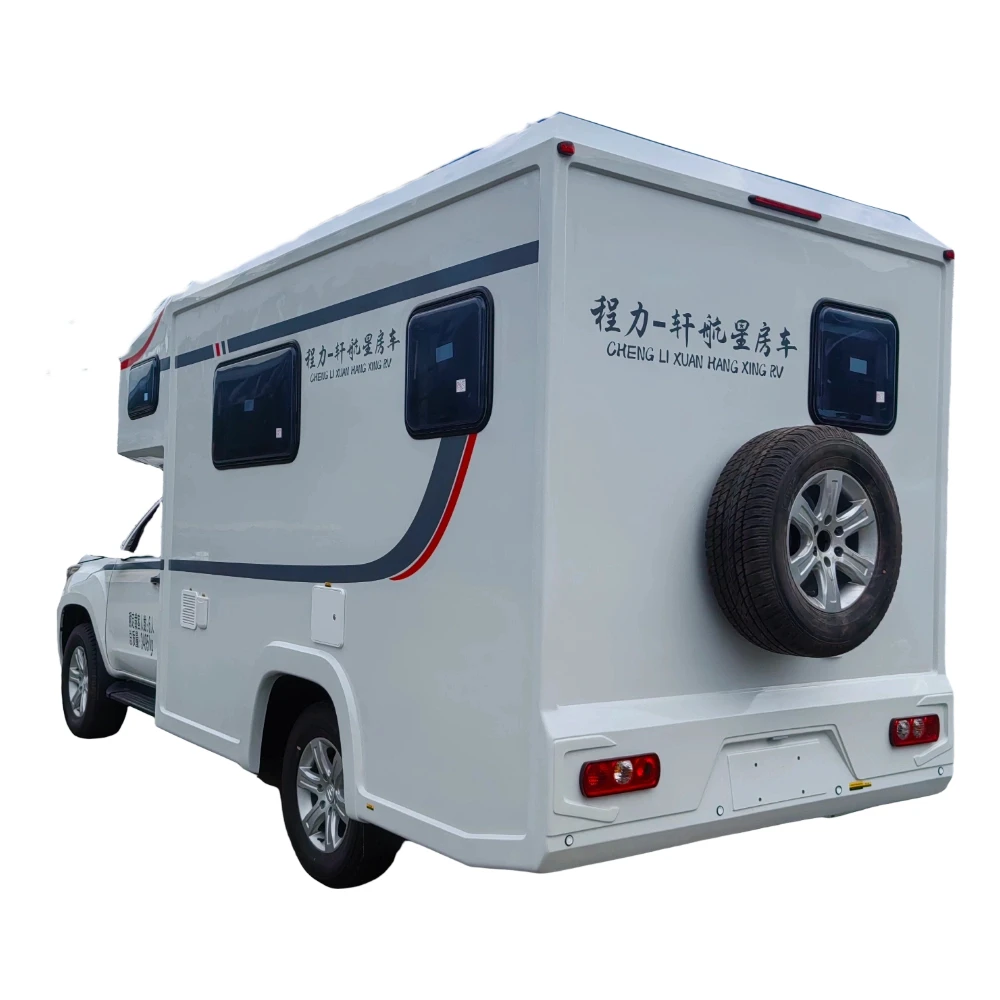 Camión pick-up de tracción en las cuatro ruedas automático de transmisión futian furgoneta de acampada