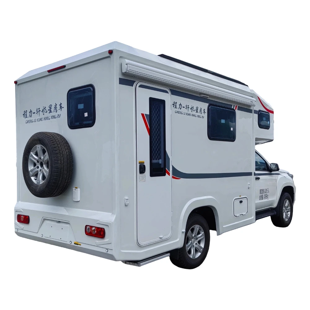 Camión pick-up de tracción en las cuatro ruedas automático de transmisión futian furgoneta de acampada