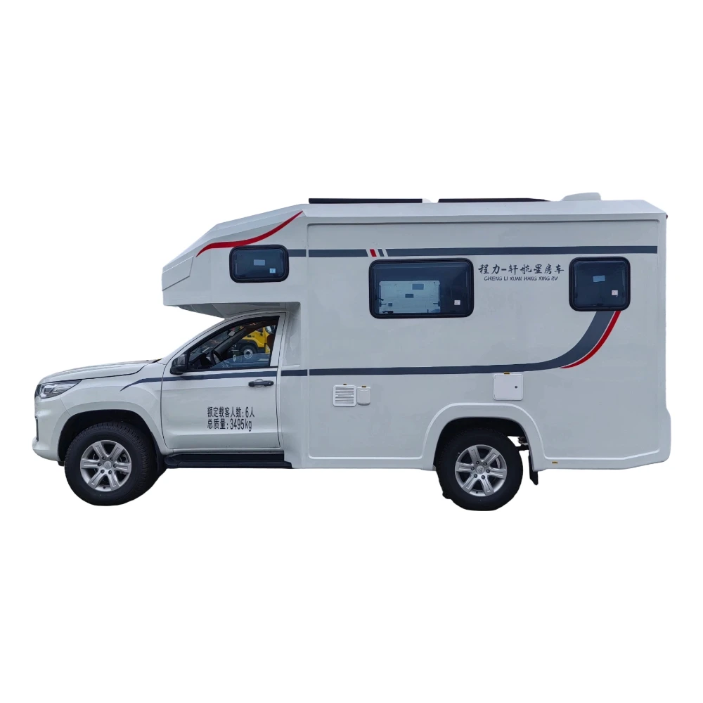 Camión pick-up de tracción en las cuatro ruedas automático de transmisión futian furgoneta de acampada