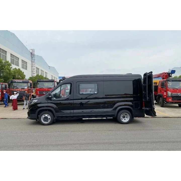 Caravana Dongfeng V90 de eje extendido de altura alta para negocios
