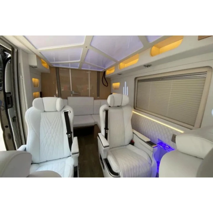Caravana Dongfeng V90 de eje extendido de altura alta para negocios