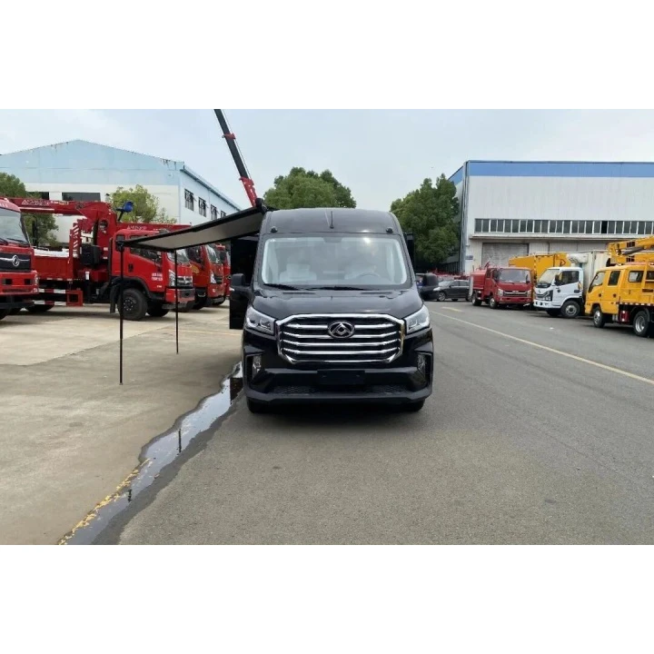 Caravana Dongfeng V90 de eje extendido de altura alta para negocios