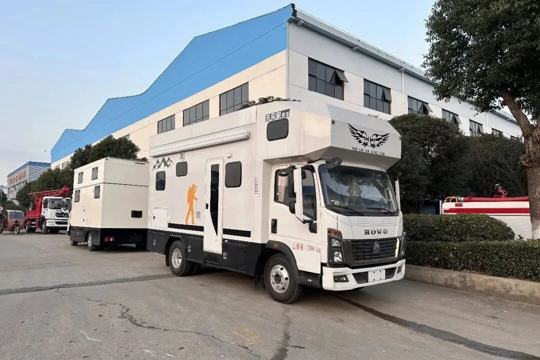 Caravana de expansión lateral superior Haowo del grupo Shagang