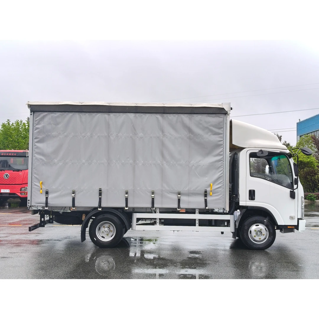 Vehículo de cortinas laterales chengli Isuzu KV100