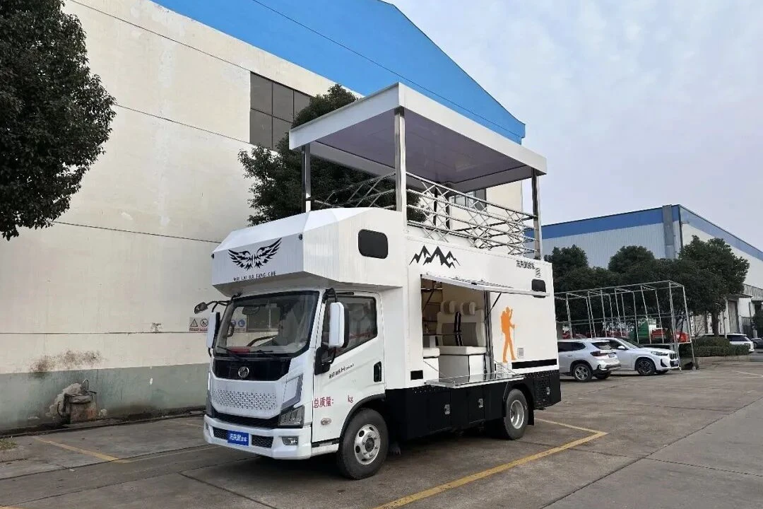 SAIC Yujian H500 Remolque de Venta Móvil [Ventanas de Alas de Golondrina Doble]