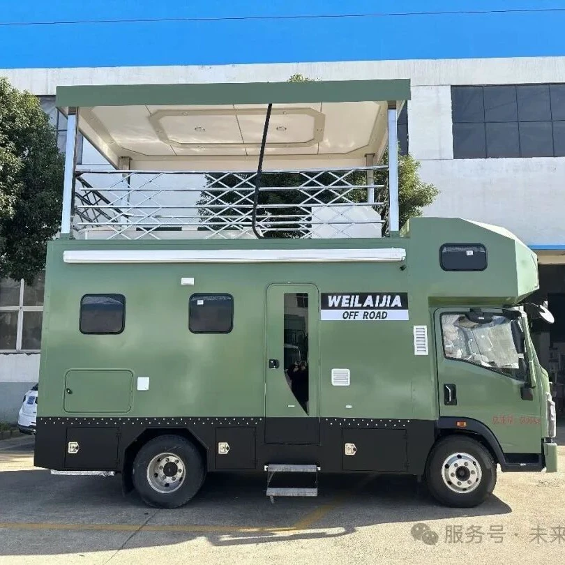 Venta directa de RVs por fábrica de Chengli con modelo de techo elevado Sinotruk Haowo