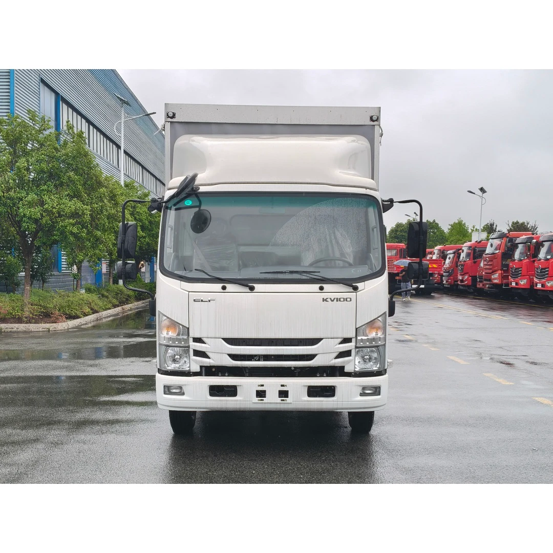 Vehículo de cortinas laterales chengli Isuzu KV100